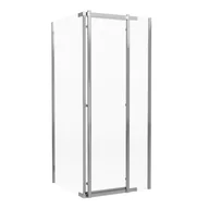 Kabiny prysznicowe - Kabina prysznicowa Titanium Open 90x90 cm chrom Durasan - miniaturka - grafika 1
