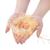 Oświetlenie świąteczne - Lampki choinkowe 100 led na prąd biały ciepły CL0071(1) - miniaturka - grafika 1