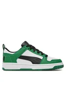 Buty dla chłopców - Puma Sneakersy Rebound Layup Lo SL Jr 370490 Zielony - miniaturka - grafika 1