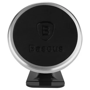 Baseus Magnetyczny uchwyt samochodowy do telefonu srebrny - Uchwyty samochodowe do telefonów - miniaturka - grafika 2