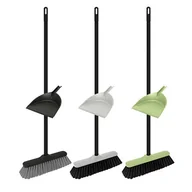 Miotły, szufle, mopy - Zestaw do sprzątania TANDEM miotła Carla trzonek 110 cm szufelka Clip - miniaturka - grafika 1