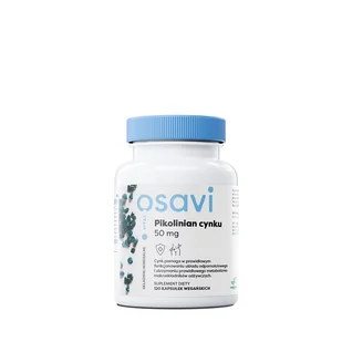 Osavi - Pikolinian Cynku, 50mg, 120 vkaps - Witaminy i minerały - miniaturka - grafika 1