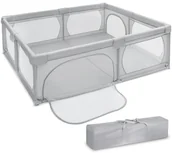 Łóżeczka i kojce - Duży kojec 200 cm x 140 cm - plac zabaw dla dziecka, suchy basen - miniaturka - grafika 1