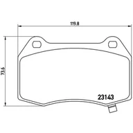 Tarcze hamulcowe - BREMBO P 09 003 P 09 003 - miniaturka - grafika 1