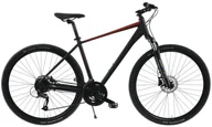 Rowery - Rower 28 Kands CANAVARO grafitowo-czerwony mat rama 21" - miniaturka - grafika 1