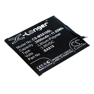Cameron Sino Meizu M810H BA810 3000mAh 11.55Wh Li-Polymer 3.85V CS-MX810SL - Baterie do telefonów - miniaturka - grafika 1