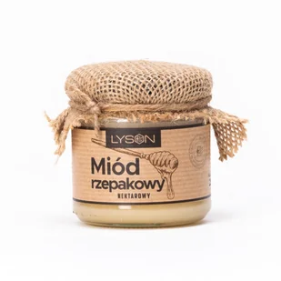 Miód rzepakowy 0,25 kg pasieka Łysoń - Miód - miniaturka - grafika 1