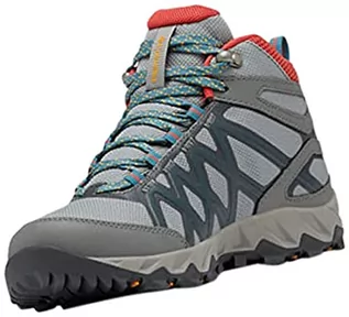 Buty trekkingowe damskie - Columbia Damskie buty trekkingowe Peakfreak X2 Mid Outdry, Stratus Mango - 35 EU - grafika 1