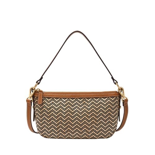 Fossil Jolie Brown skórzana lub zamszowa torba Crossbody dla kobiet, Lohbraun, jeden rozmiar