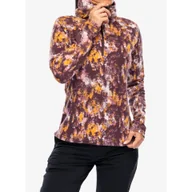 Odzież trekkingowa damska - Bluza szybkoschnąca damska Columbia Glacial IV Print 1/2 Zip - miniaturka - grafika 1