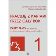 Pedagogika i dydaktyka - Pracuję z kartami przez cały rok Agnieszka Borowska-Kociemba Małgorzata Krukowska - miniaturka - grafika 1