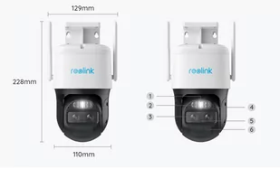 Kamera obrotowa Reolink Trackmix Wired LTE 4Mpx Zoom Analityka Śledzenie - Kamery IP - miniaturka - grafika 2