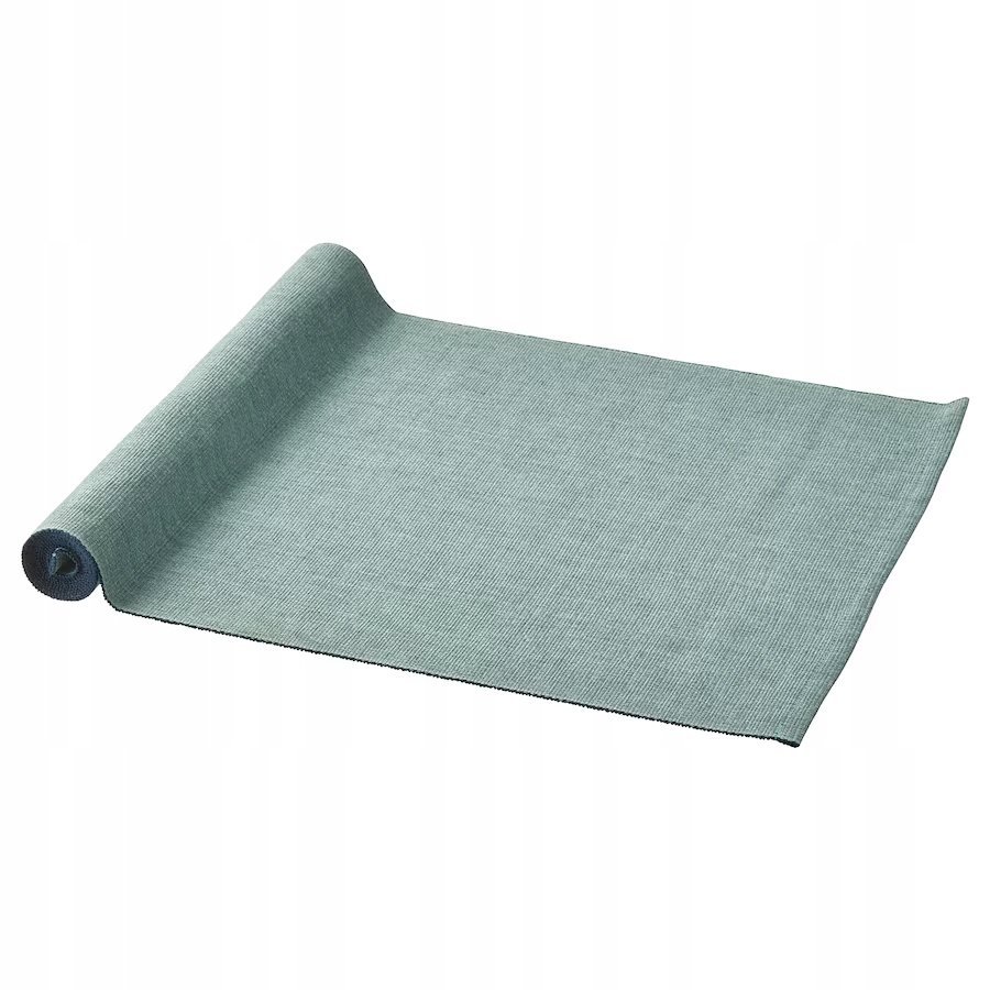 IKEA SVARTSENAP Bieżnik zielono-niebieski 35x130cm