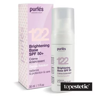 Purles 122 Brightening Base SPF 50+ Rozświetlająca baza SPF 50+ 30 ml - Bazy pod makijaż - miniaturka - grafika 1