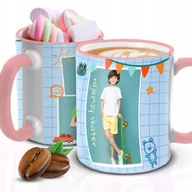 Kubki - Kubek z Piankami PREZENT DLA SKEJTERA Biało Różowy Kreator - miniaturka - grafika 1