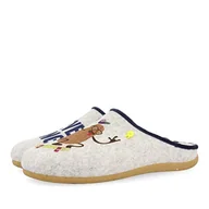 Kapcie damskie - HOT POTATOES Męskie kapcie modling, szary, 40 EU - miniaturka - grafika 1