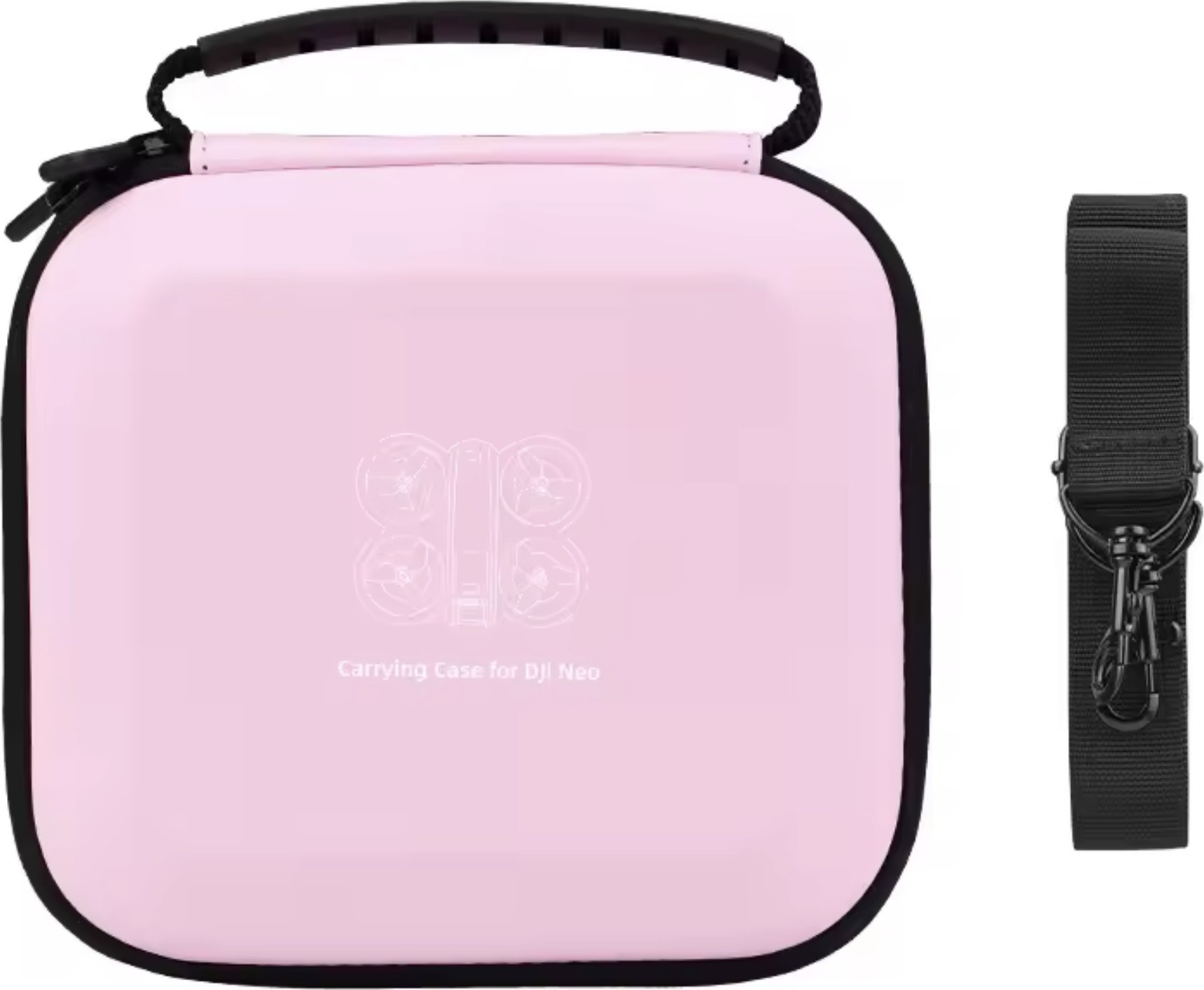 TORBA ETUI HARD CASE FUTERAŁ BRDRC NA DRONA I AKUMULATORY DO DJI NEO RÓŻOWE