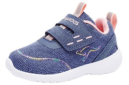KangaROOS Ky-Stitch V sneakersy dziewczęce, Midnight Blue Fandango Pink, 22 EU