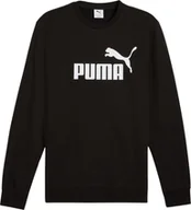 Bluzy męskie - Bluza męska Puma ESS No.1 Logo Crew TR czarna 682560 01 S - miniaturka - grafika 1