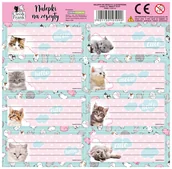 Szkolne artykuły papiernicze - Derform, Naklejki Na Zeszyty, Cleo i Frank - miniaturka - grafika 1