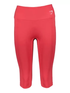 Spodnie sportowe damskie - Gymshark Legginsy sportowe "Training" w kolorze czerwono-różowym - grafika 1