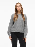 Swetry damskie - Vila Sweter "Vilas" w kolorze szarym - miniaturka - grafika 1