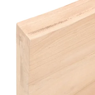 Blat do łazienki, 80x30x6 cm, surowe, lite drewno Lumarko! - Szafki łazienkowe - miniaturka - grafika 5