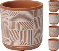 Donice - Osłonka ceramiczna na doniczkę terakota 11 cm - miniaturka - grafika 1