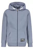 Bluzy damskie - Garcia Kids Chłopięcy kardigan bluza dresowa, Mg?awica b??kitna, 158 - miniaturka - grafika 1