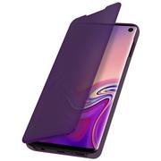 Etui i futerały do telefonów - Etui z klapką, lustrzane etui do Samsunga Galaxy S10, stojące etui - fioletowe - miniaturka - grafika 1