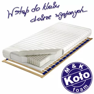 Koło M&K Talalay 160x200 - Materace - miniaturka - grafika 1