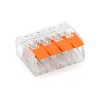 Kostki, złączki, wtyczki - Szybkozłączka CN-C44 slim 4x0,5-4 mm drut/linka ELEKTRO - miniaturka - grafika 1