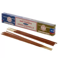 Kadzidła i dodatki - Kadzidełka Satya Nag Champa & Zielona Citronella - miniaturka - grafika 1