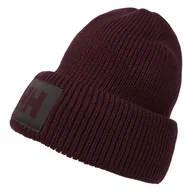 Czapki damskie - Czapka zimowa HELLY HANSEN HH BOX BEANIE 53648_658 – Bordowy - miniaturka - grafika 1