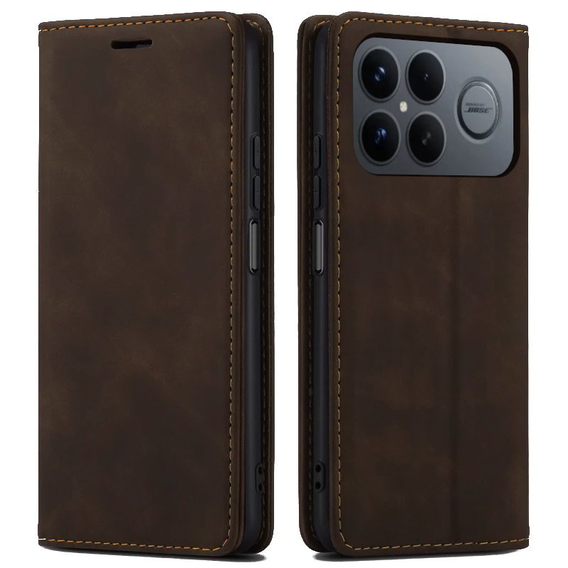 Etui do Poco F8 Ultra 5G PORTFELOWE SKÓRZANE ZAMYKANE NA KLAPKĘ
