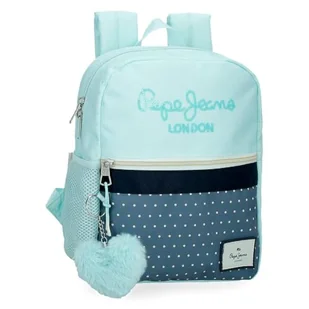 Pepe Jeans Dalma Plecak Casual Niebieski 24x28x10 cm Poliester by Joumma Bags, Niebieski, 25x32x12 cms, plecak na co dzień - Plecaki - miniaturka - grafika 1