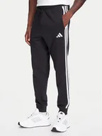 Spodnie sportowe męskie - adidas Spodnie dresowe Essential 3-Stripes JD1881 Czarny Regular Fit - miniaturka - grafika 1