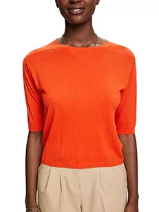 ESPRIT Damski sweter 023EE1I303, 635/pomarańczowo-czerwony, XXS, 635/pomarańczowy czerwony, XXS - Swetry damskie - miniaturka - grafika 1