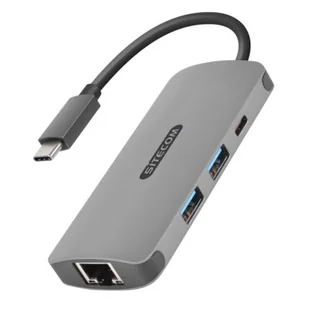 Sitecom adapter USB-C na gigabit LAN - z USB-C do zasilania 2 porty USB 3.0 CN-378 - Huby USB - miniaturka - grafika 5
