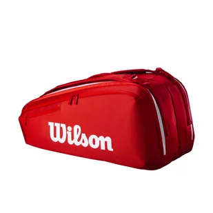 Torba na rakiety Wilson Super Tour Red 9PK 2025 - Torby sportowe - miniaturka - grafika 1