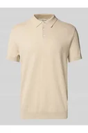 Koszulki męskie - Koszulka polo o kroju regular fit z czystej bawełny model BERG - Selected Homme - miniaturka - grafika 1