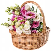 Zestawy upominkowe - Koszyczek wiklinowy wielkanocny z rączką kosz 30cm - miniaturka - grafika 1