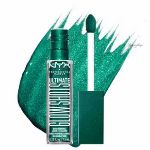 NYX Professional Makeup - ULTIMATE - GLOW SHOTS - Liquid Eyeshadow - Płynny cień do powiek - 7,5 ml - 22 WATERMELON WEALTH - Cienie do powiek - miniaturka - grafika 1