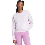 Bluzy damskie - Bluza damska adidas Essentials Small Logo Feel Cozy fioletowa JF8827 2XL - miniaturka - grafika 1