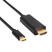 Kable - Kabel Adapter USB-C do HDMI 4K Akyga AK-AV-18 1.8m - miniaturka - grafika 1