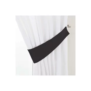 Dekoria.pl Dekoria.pl Podwiązka Victoria Shadow Grey grafitowy) 12 × 70 cm Cotton Panama 335-702-08 - Akcesoria do wystroju okien - miniaturka - grafika 1
