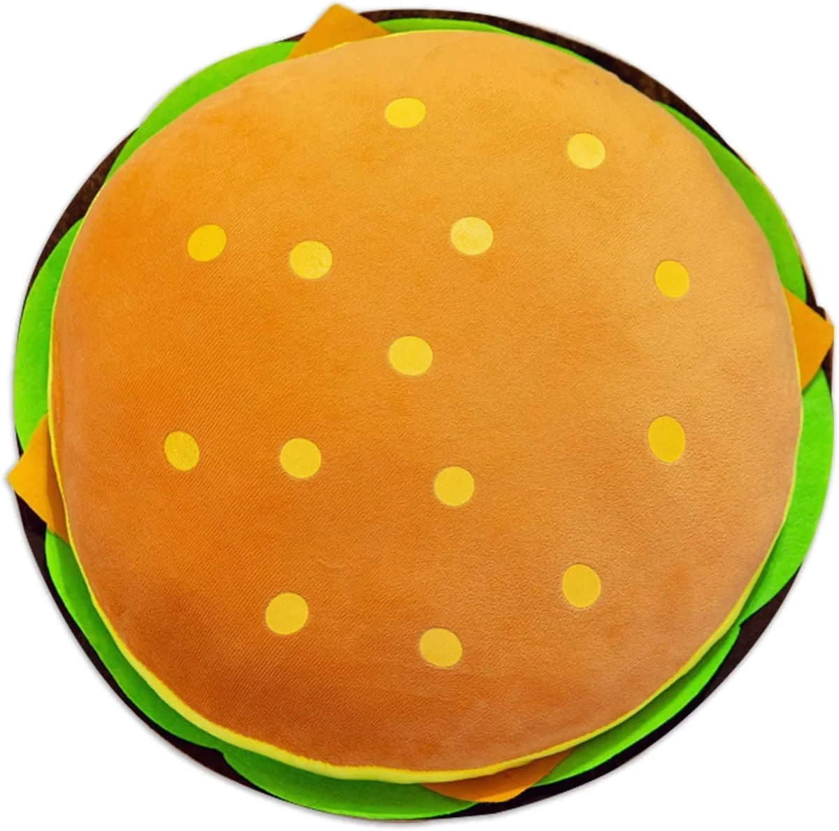 Poduszka pluszowa Cheeseburger 38 cm zabawka sensoryczna dla dzieci