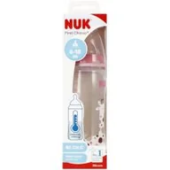 Butelki dla niemowląt - Nuk Butelka z wskaźnikiem temp. 6-18m First Choice 10216248 300 ml - miniaturka - grafika 1