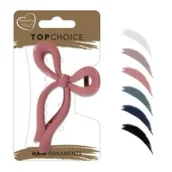 Ozdoby do włosów - Top Choice Klamra do włosów - kokarda połysk (28342) - mix kolorów - miniaturka - grafika 1