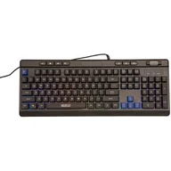 Klawiatury - SPARCO Stealth SPMEMKEYBOARD czarno-niebieska - miniaturka - grafika 1